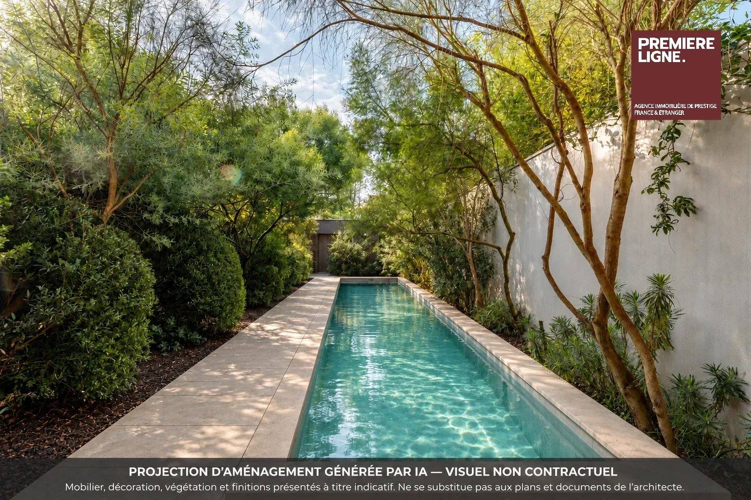 Maison d’architecte 4 pièces à finir, patio et piscine, Le Bouscat — photo 8