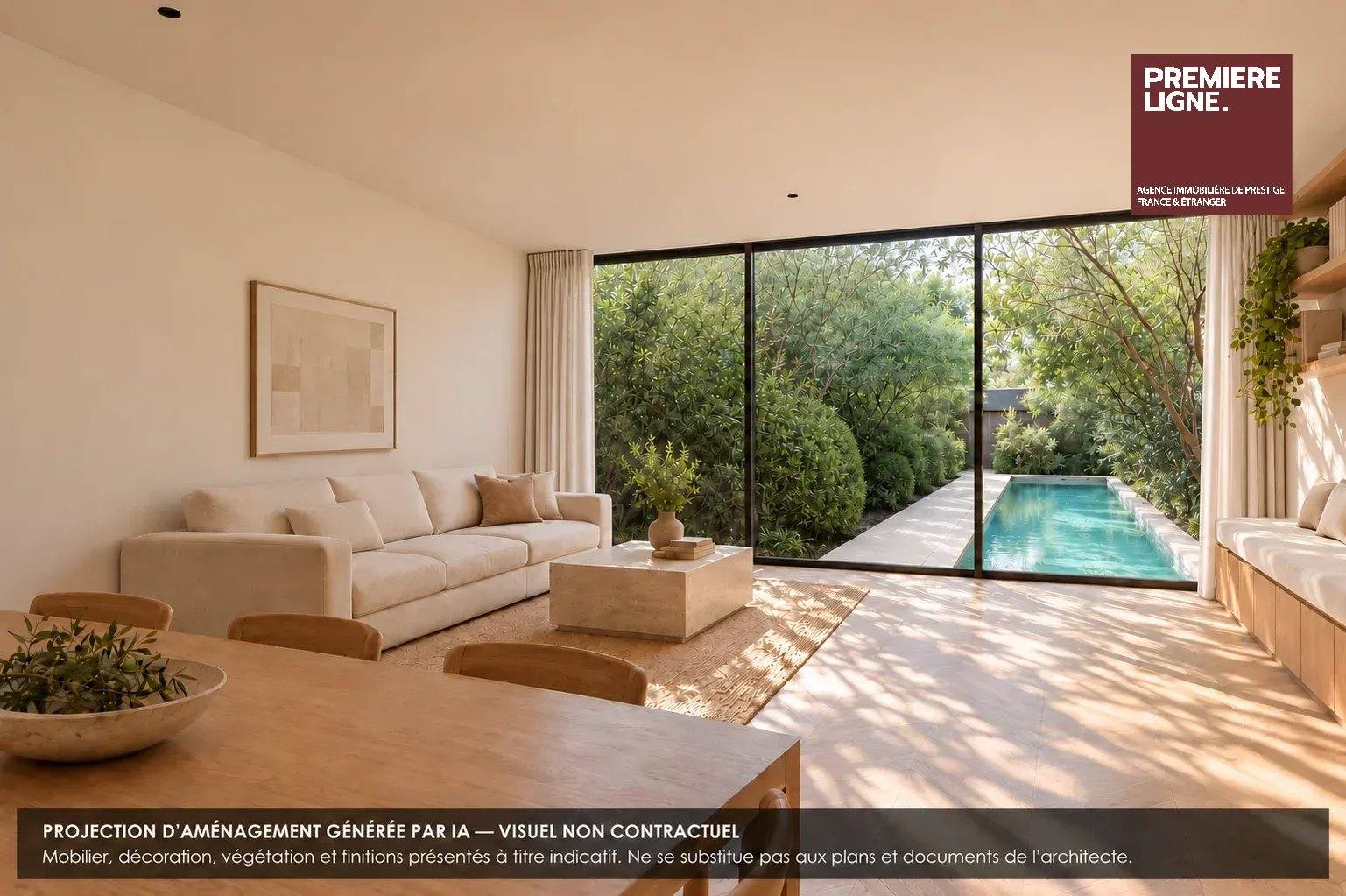Maison d’architecte 4 pièces à finir, patio et piscine, Le Bouscat — photo 3