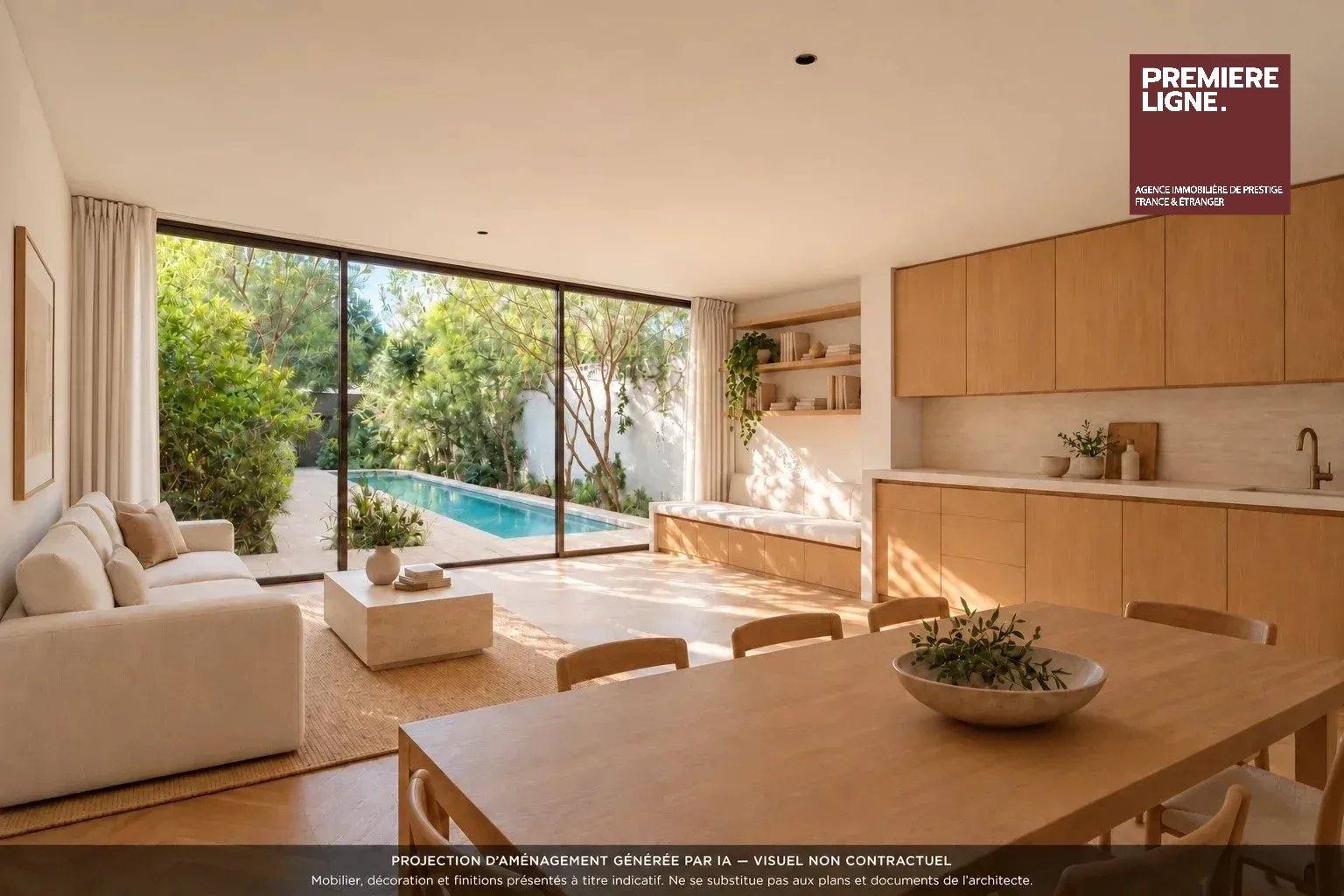 Maison d’architecte 4 pièces à finir, patio et piscine, Le Bouscat — photo 1