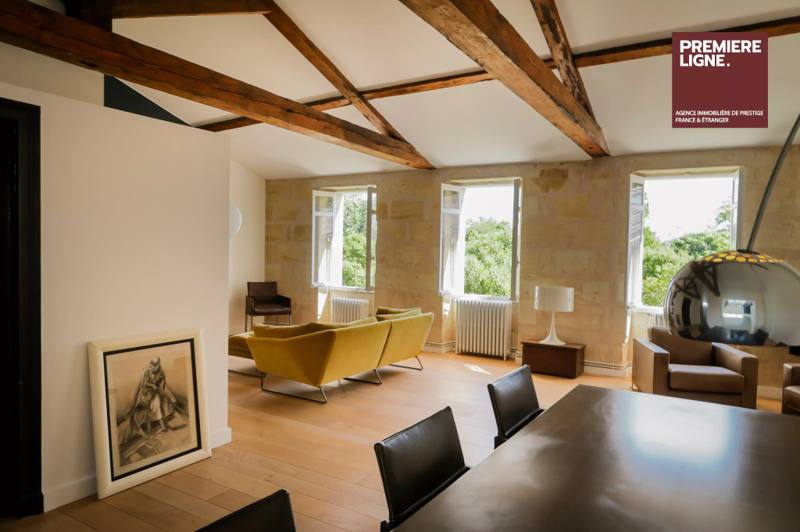 Appartement esprit Loft Bordeaux Jardin Public en dernier Étage avec terrasse